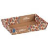 Corbeille en carton "100% Cocorico"