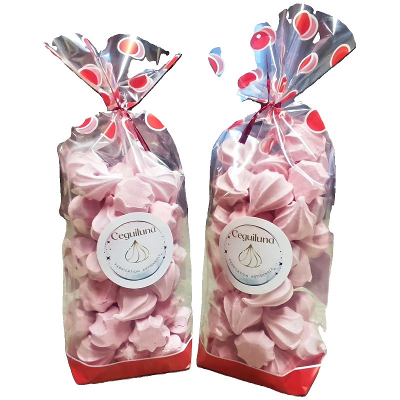Mini meringue fraise bonbon Mini meringue fraise bonbon